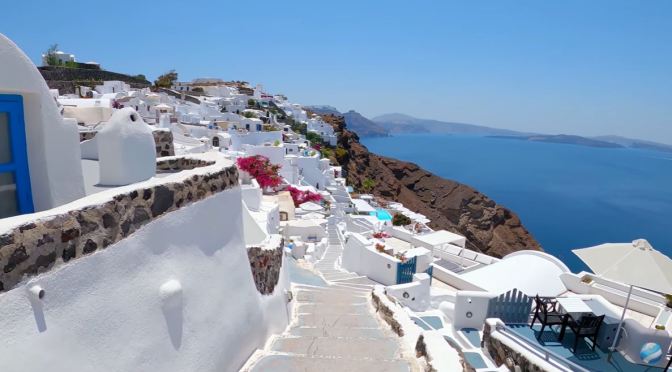 Walks: Oia – Island Of Santorini, Greece (4K)