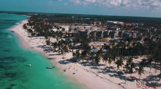 Aerial Views: Dominican Republic (4K Video)