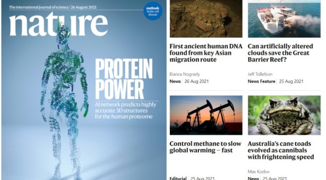 Front Covers: Nature Magazine – August 26