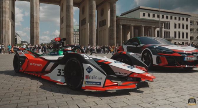 Views: Driving An Audi Formula E FE07 Race Car Through Berlin (Video)