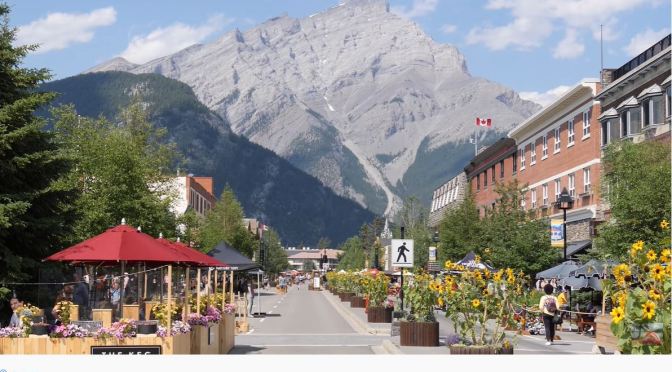 Summer Walks: Banff Village, Alberta, Canada
