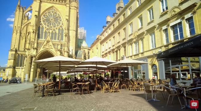 Walking Tours: Metz – Northeastern France (4K)