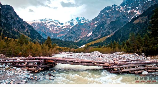 Aerial Views: Caucasus Mountains (4K Videos)