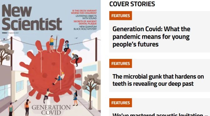 Front Cover Preview: New Scientist Magazine – SEP 18