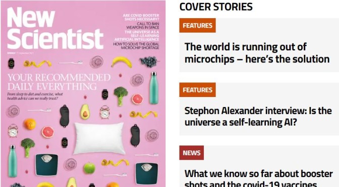 Front Cover Preview: New Scientist Magazine – SEP 11