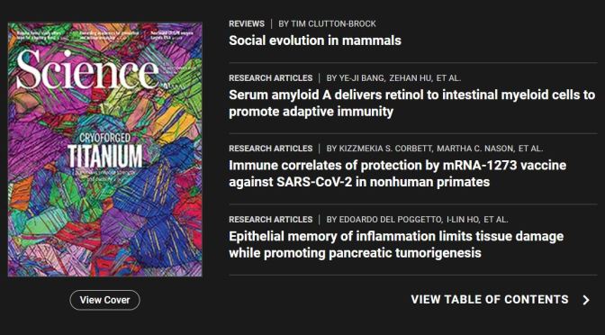 Front Covers: Science Magazine – September 17