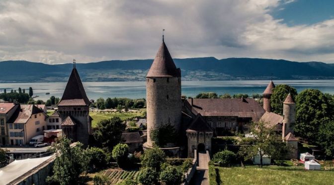 Walking Tour: Estavayer-le-Lac, Switzerland (4K)