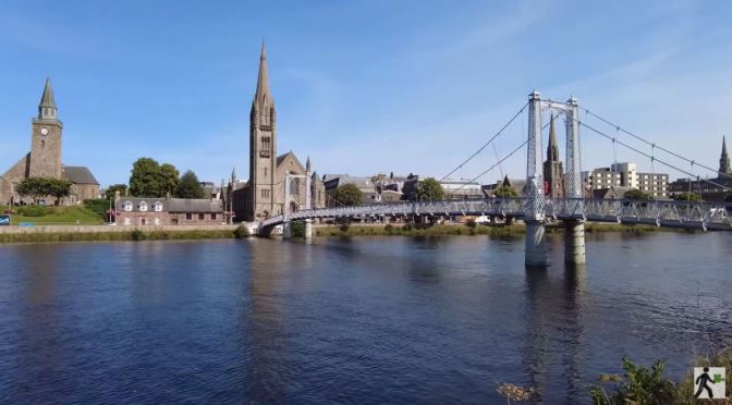 Walking Tour: Inverness – Northern Scotland (4K)