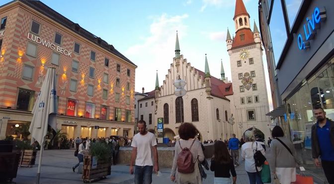 Walking Tour: Munich In Bavaria, Germany (4K)