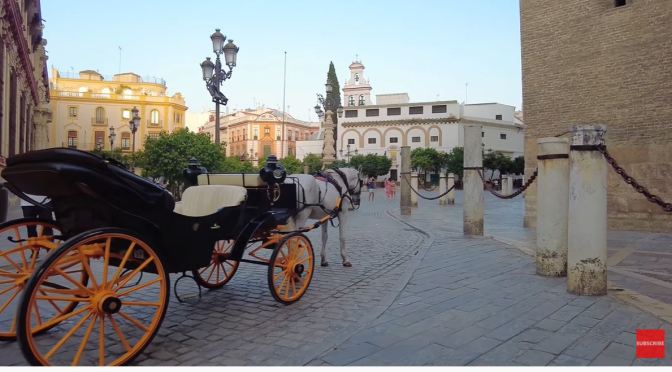 Walking Tour: Seville In Southwestern Spain (4K)