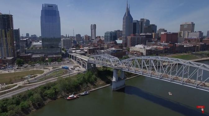 Aerial Views: Nashville – Capital Of Tennessee (4K)
