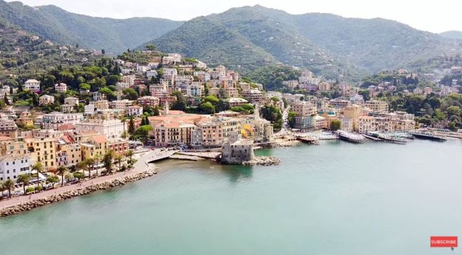 Walking Tours: Rapallo In Northwestern Italy (4K)