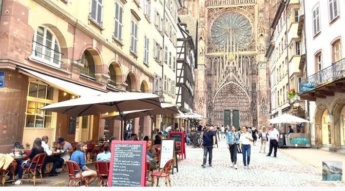 Walking Tour: Strasbourg In Northeast France (4K)