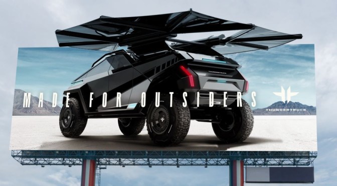 Design: ‘Thundertruck’ Solar Batwing EV Truck