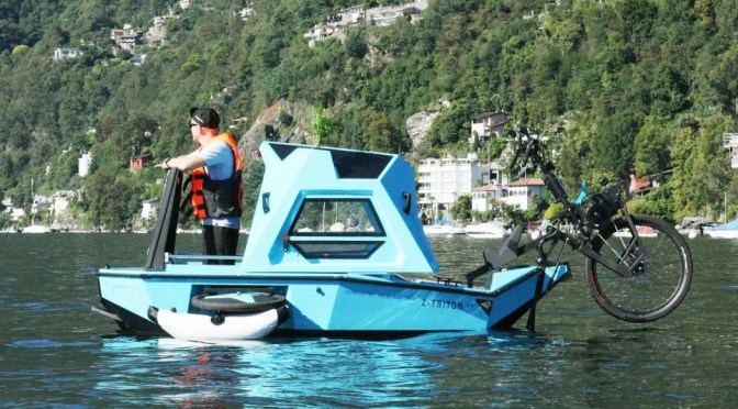 Views: Z-Triton Electric Amphibious Camper-Trike