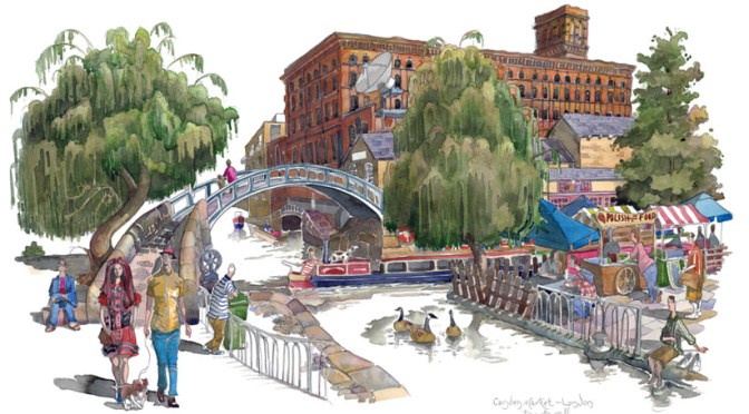 Watercolor Artists: Liam O’Farrell’s ‘London Views’