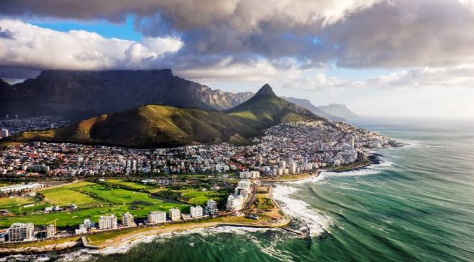 360° Aerial Views: Cape Town In South Africa (8K)