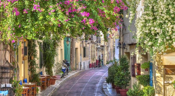 City Walks: Plaka District Of Athens, Greece (4K)