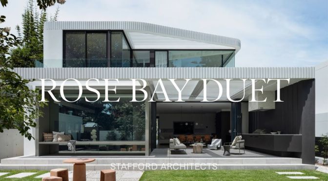Modern Architecture: Rose Bay Duet In Sydney