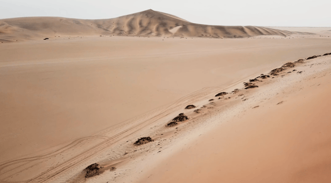 Aerial Views: Namib Desert In Southern Africa (4K)