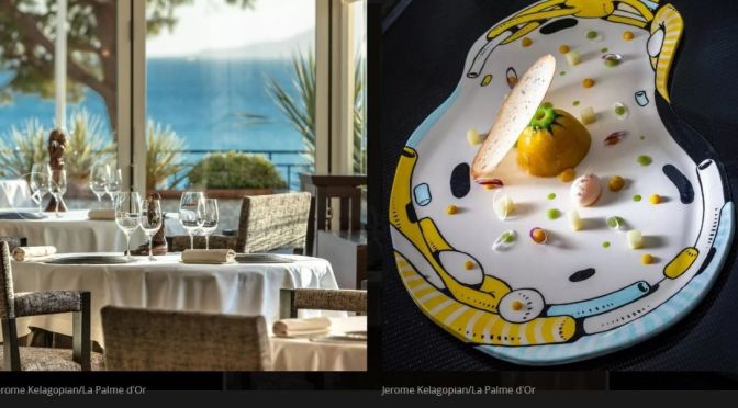 Cannes View: La Palme d’Or Chef Christian Sinicropi’s Brilliant Ceramic Dishes