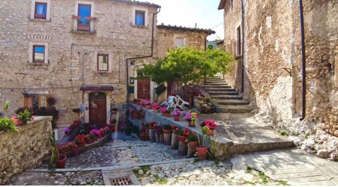 Village Walks: Calascio In Abruzzo, Eastern Italy (4K)