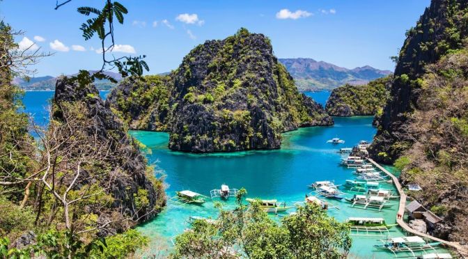 Aerial Views: Coron Island In Palawan, The Philippines