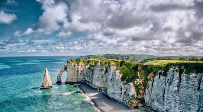Aerial Views: Étretat, The North Coast Of France