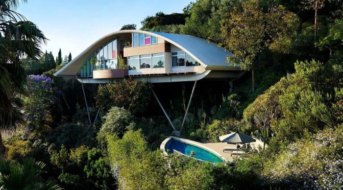 Modernist Architecture: John Lautner 1962 Garcia House Tour, Los Angeles