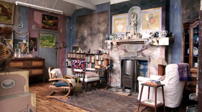 Art/Interior Design: Tour Of Charleston House, UK
